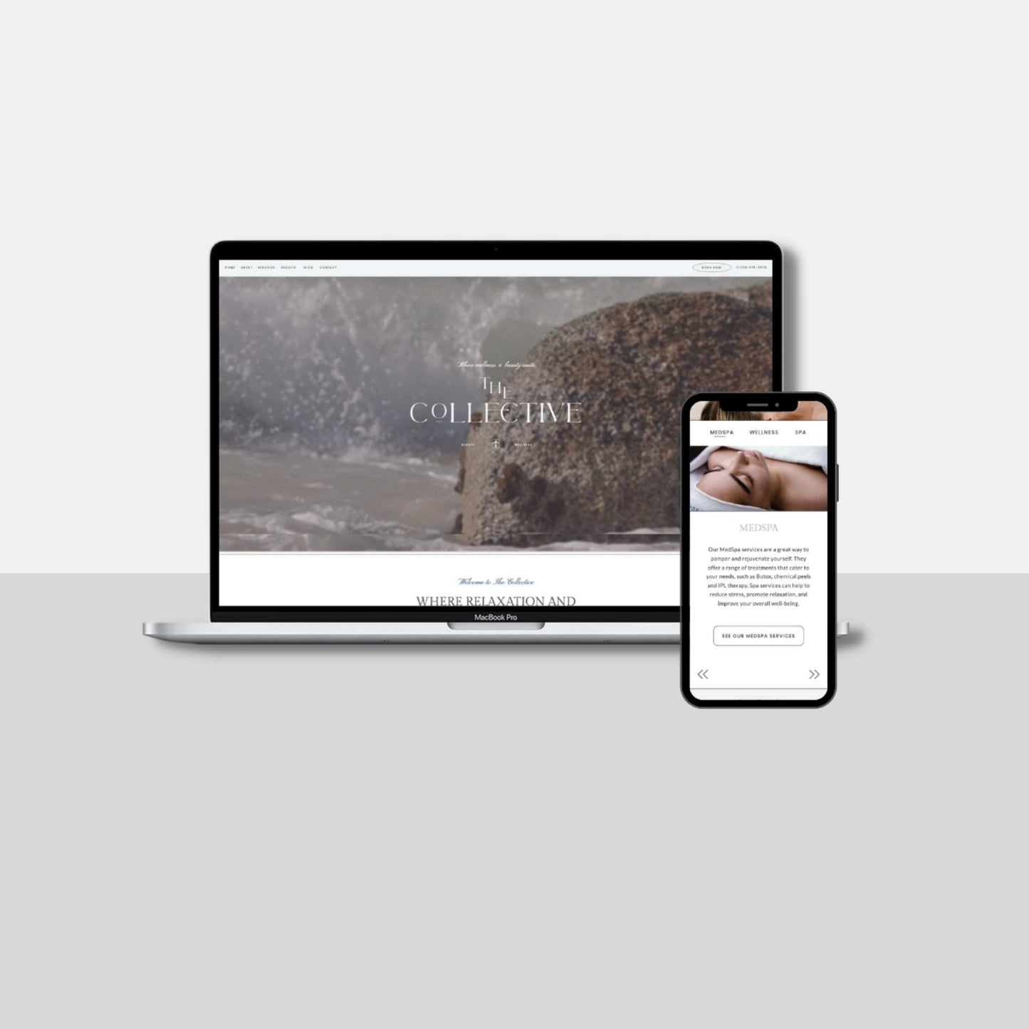 Luxury Website Template For MedSpa