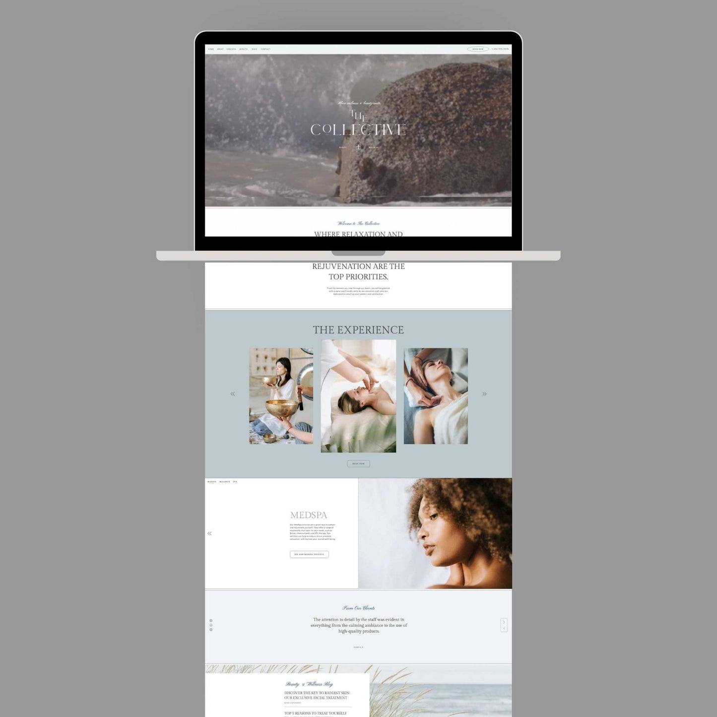 Luxury Website Template For MedSpa