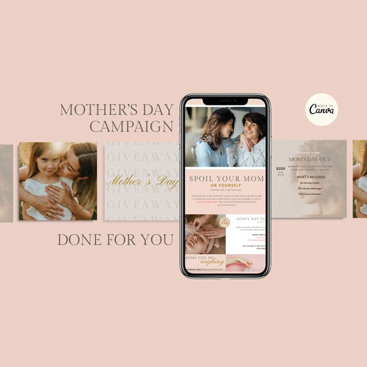 Mother's Day Marketing Campaign Bundle For Spa, MedSpa