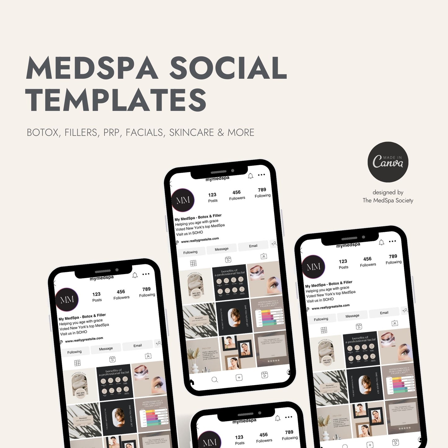 MedSpa Social Media Templates