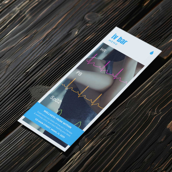 IV Hydration Menu Template MedSpa Marketing Shop