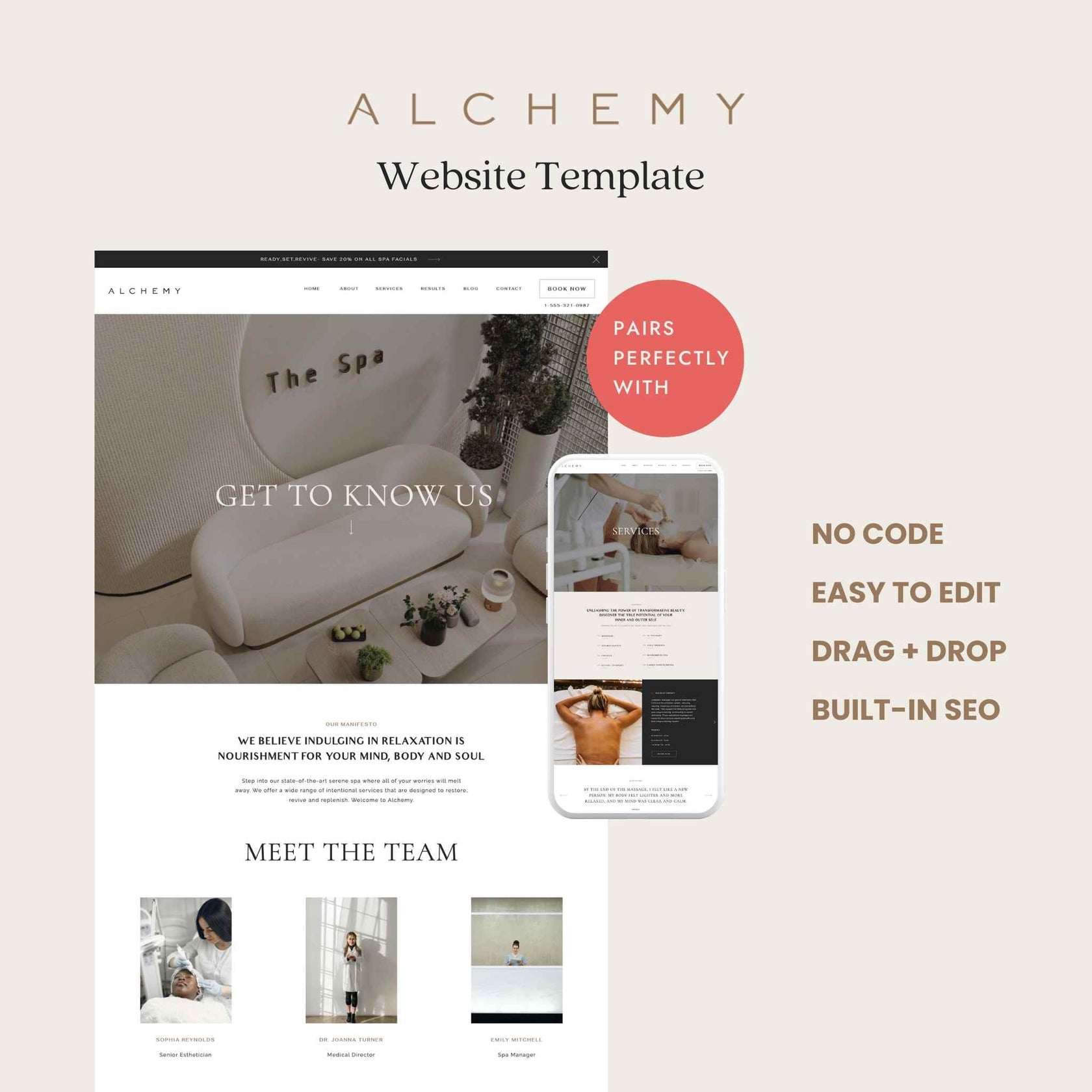 Medspa Menu & Brochure Template MedSpa Marketing Shop