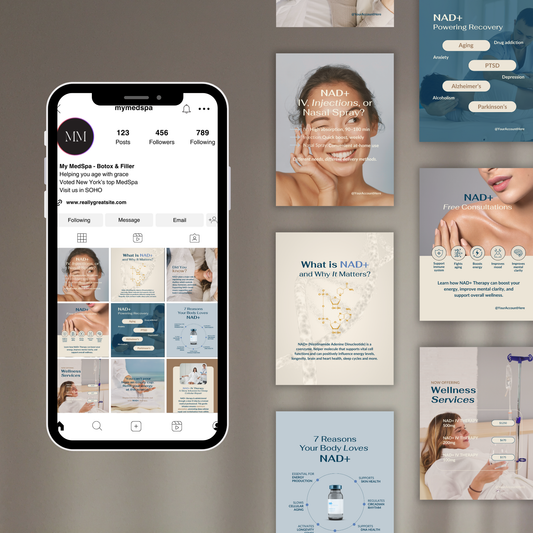 NAD+ Social Media Marketing Templates